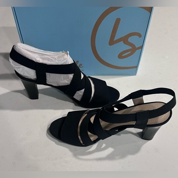 LifeStride Womens Charlotte Black Slip on Heels Shoes 8 Medium (B,M) BHFO 9145 - Picture 5 of 7